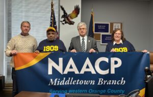 NAACP Middletown representatives with Assemblyman Chris Eachus in Albany on Lobby Day 2025