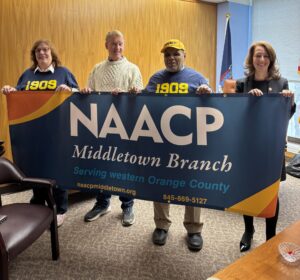 NAACP Middletown representatives with Assemblywoman Paula Elaine Kay in Albany on Lobby Day 2025