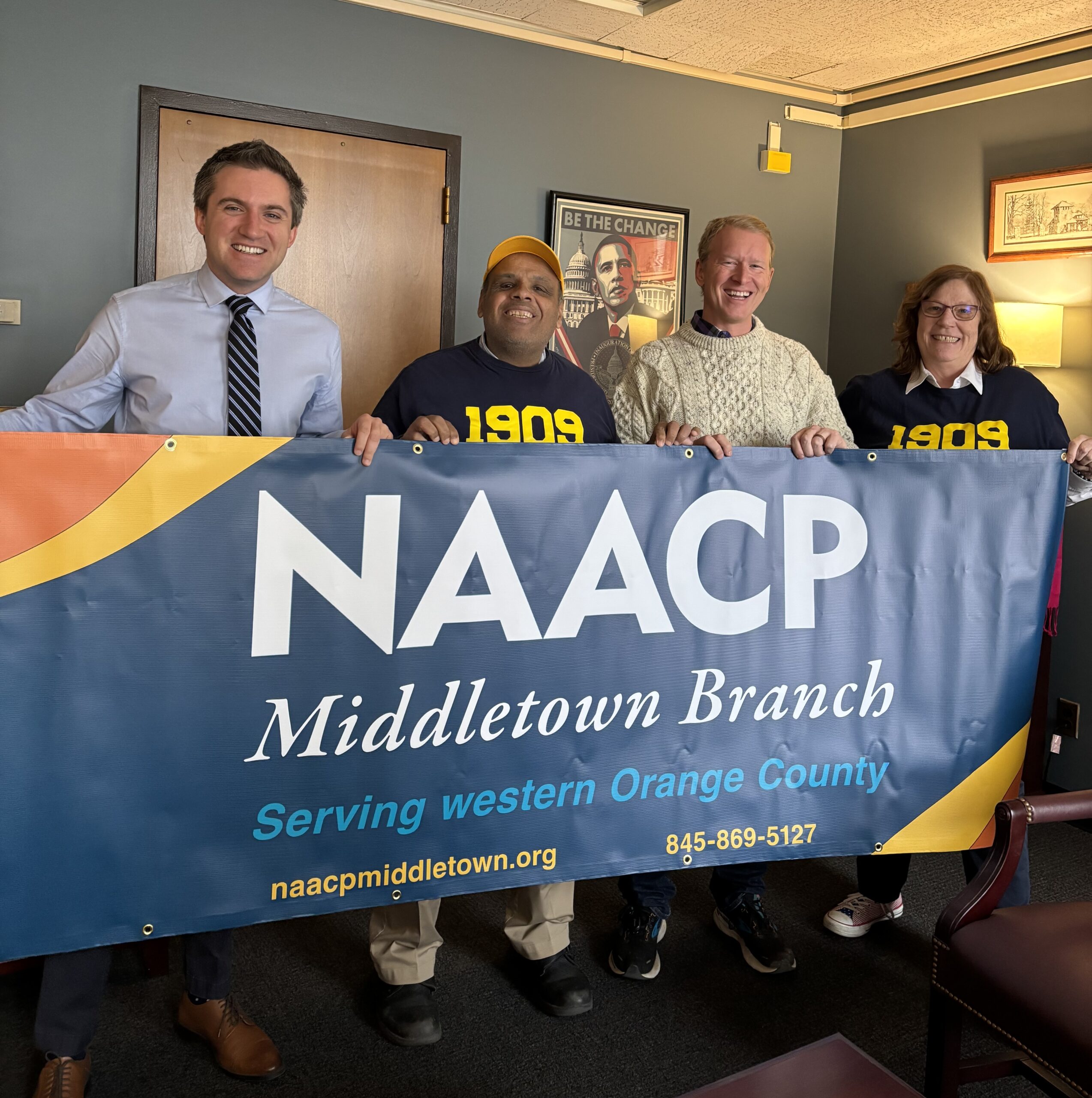 NAACP Middletown representatives with State Senator James Skoufis in Albany on Lobby Day 2025